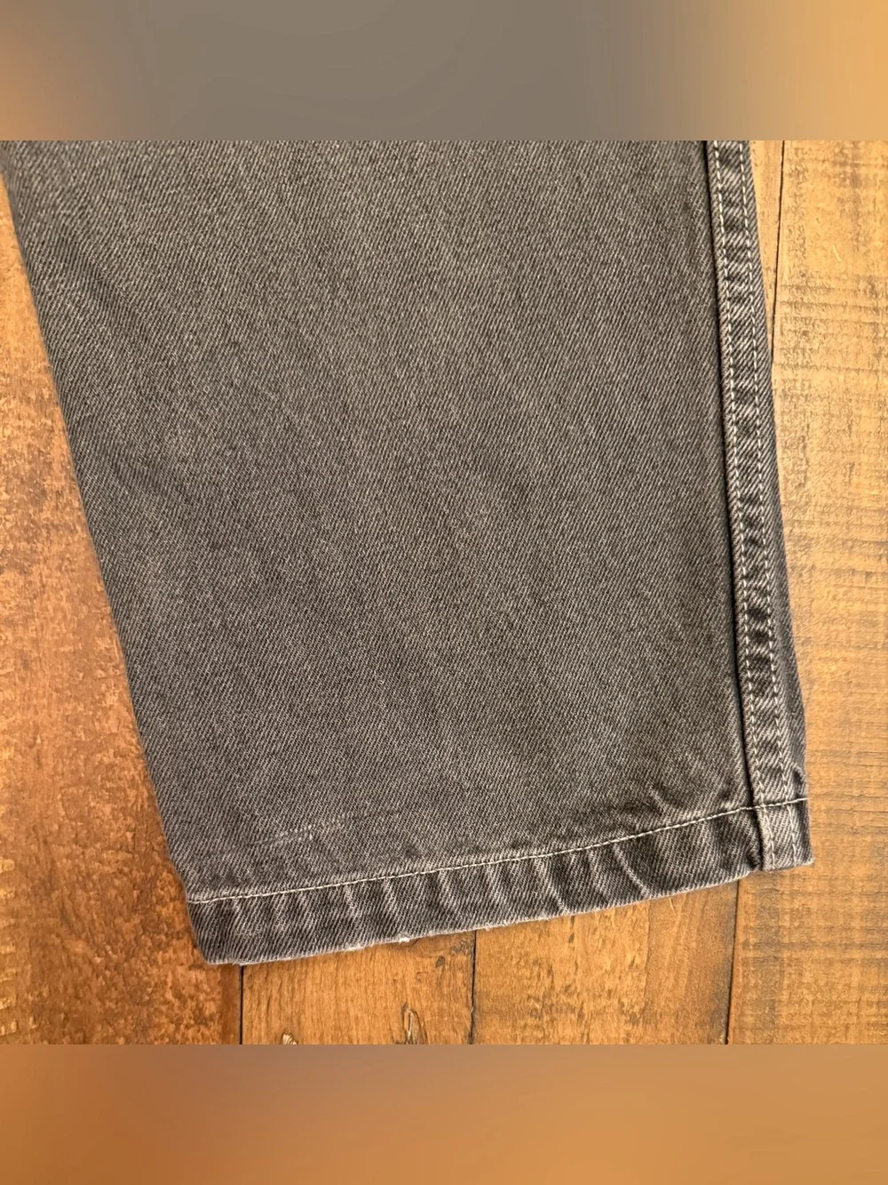 FUBU The Collection Kids Gray Carpenter Jeans Size 6 Baggy Y2K Skater Denim